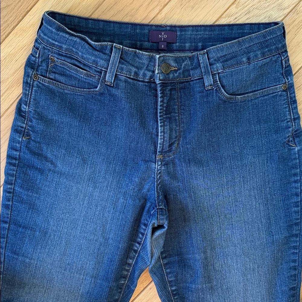 NYDJ Classic Blue Slim Straight Jeans for Women